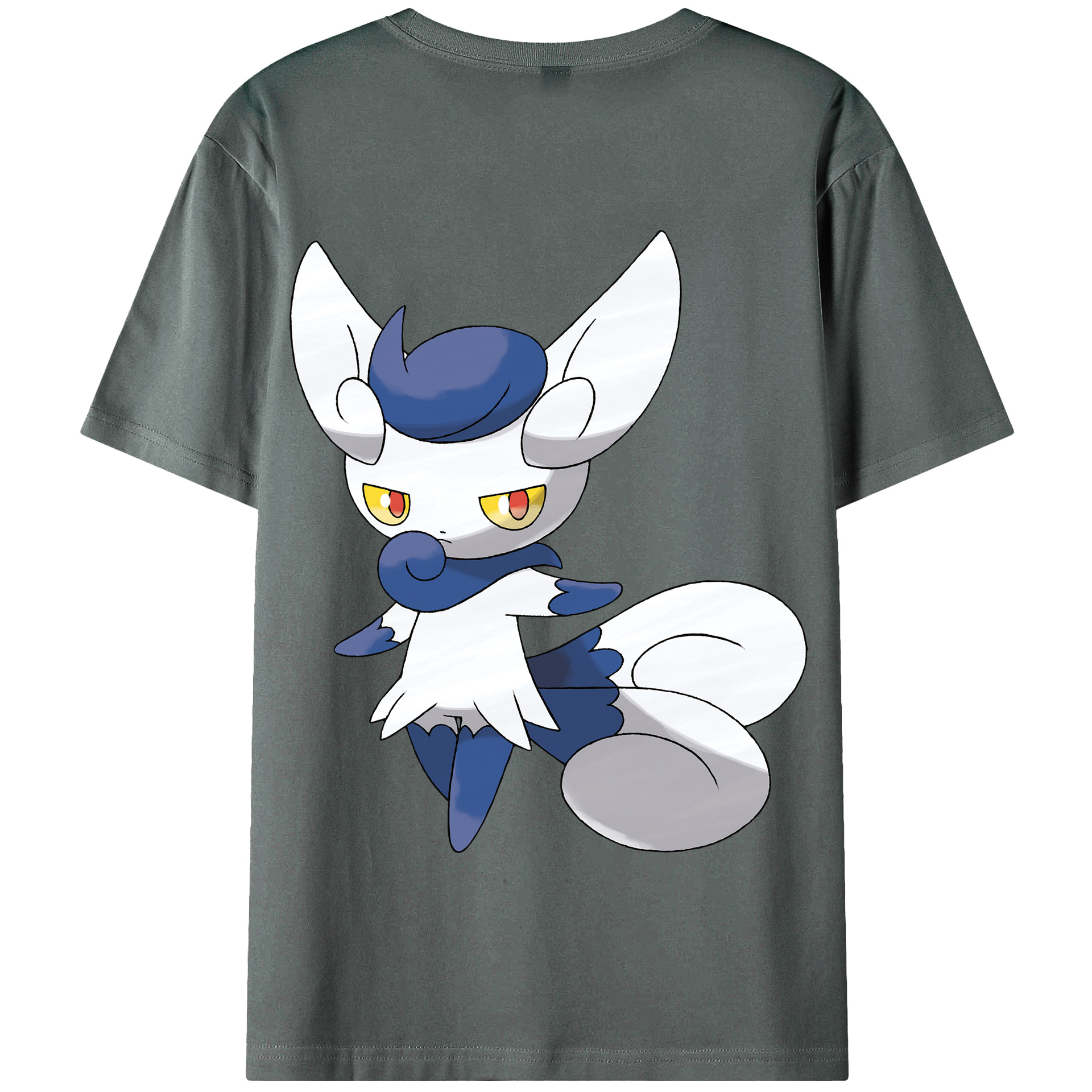 （画像用） ポケットモンスター Pokémon 綿100％半袖Tシャツ（背面プリント）